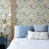 Picture of Lucy Green Floral Wallpaper