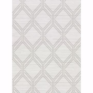 Picture of Vaughan Light Grey Geometric Wallpaper