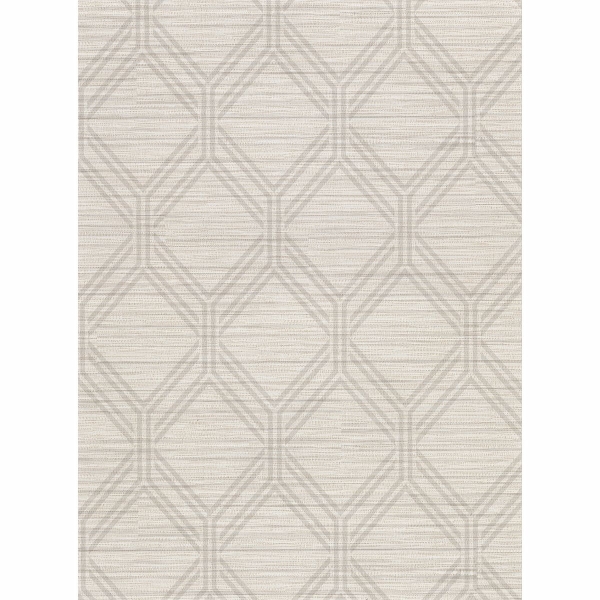 Picture of Vaughan Taupe Geometric Wallpaper