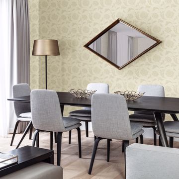 Show details for Holiday Beige Jacobean Wallpaper