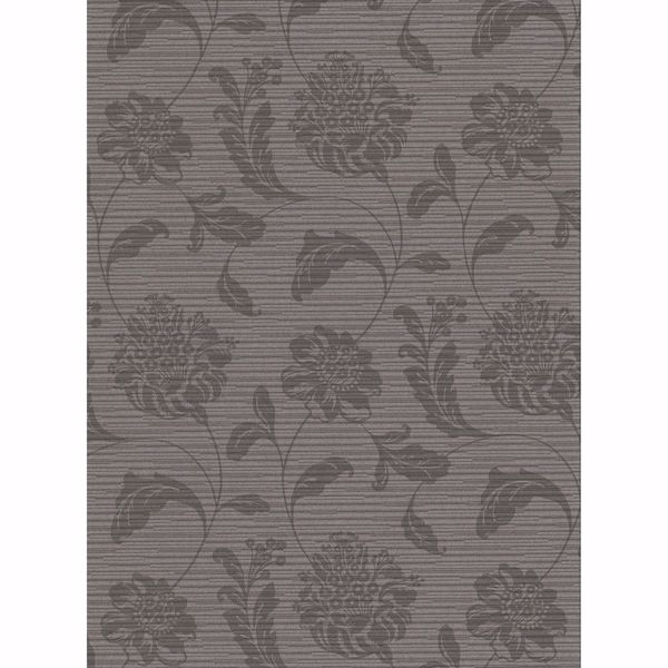 Picture of Holiday Charcoal Jacobean Wallpaper