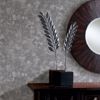 Picture of Luna Pewter Distressed Chevron Wallpaper