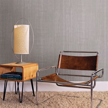 Show details for Nova Silver Faux Wood Wallpaper