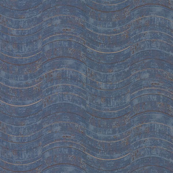 Picture of Hydra Blue Geometric Wallpaper