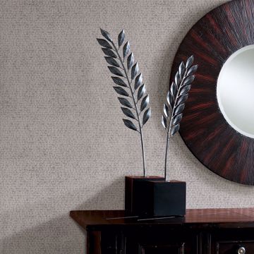 Show details for Carbon Silver Honeycomb Geometric Wallpaper