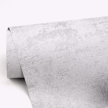Show details for Darius Light Grey Plaster Texture Wallpaper