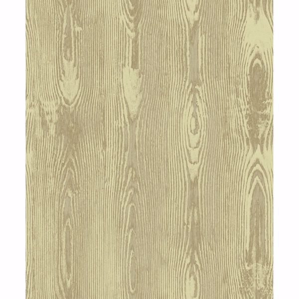 Picture of Jaxson Gold Faux Wood Wallpaper