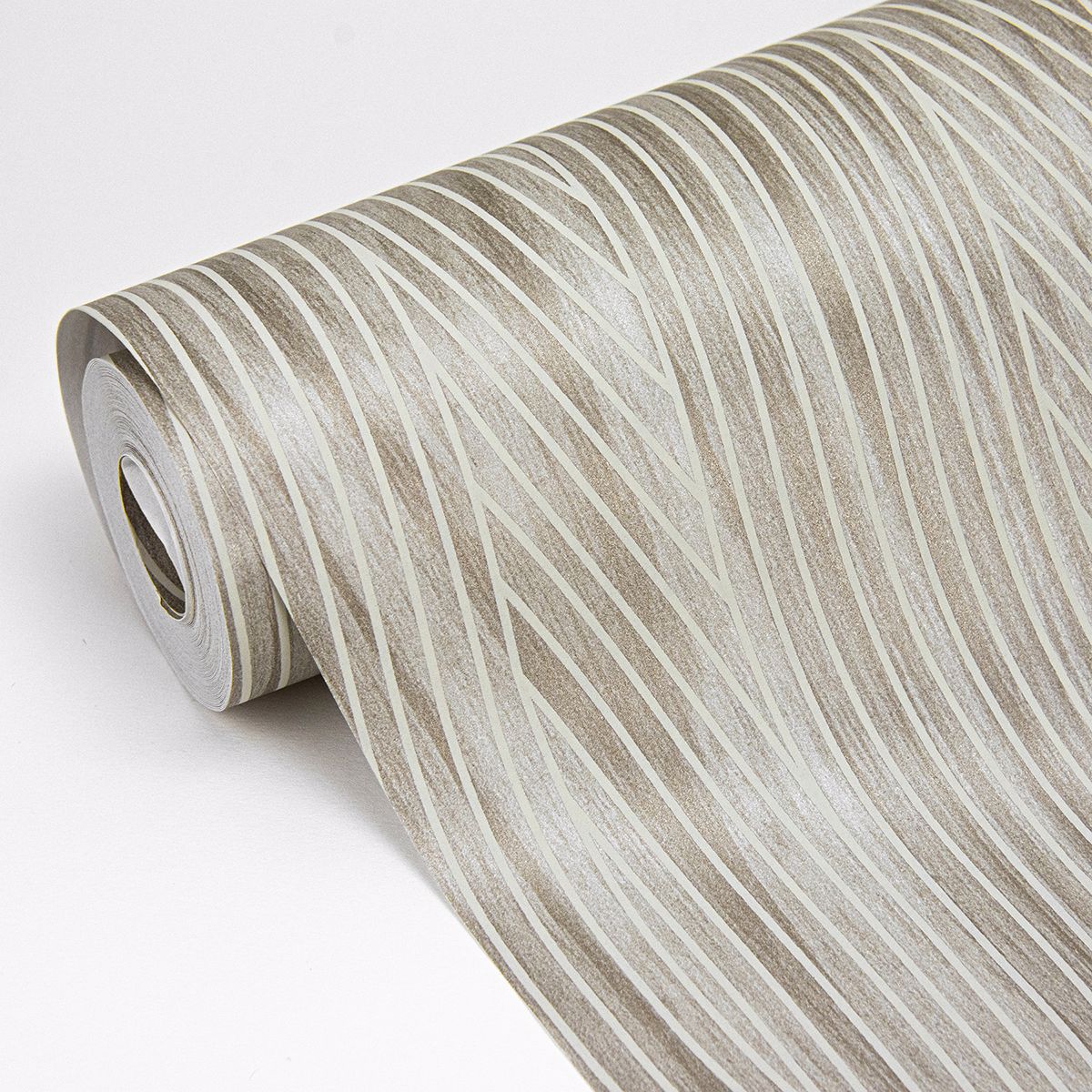 2959SDM10503 Grayson Taupe Geometric Wallpaper by Brewster