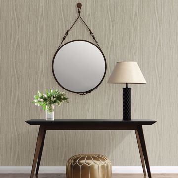 Show details for Grayson Taupe Geometric Wallpaper
