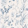 Picture of Mariko Blue Botanical Wallpaper