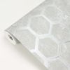 Picture of Starling Grey Honeycomb Wallpaper