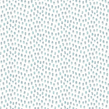 Picture of Sand Drips Aqua Painted Dots Wallpaper