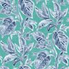 Picture of Mangrove Teal Botanical Wallpaper