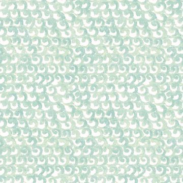 Picture of Saltwater Teal Wave Wallpaper
