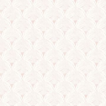 Picture of Santiago Coral Scalloped Wallpaper