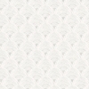 Picture of Santiago Grey Scalloped Wallpaper