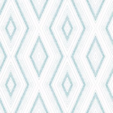 Picture of Santa Cruz Turquoise Geometric Wallpaper