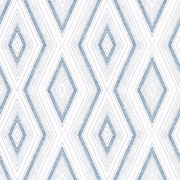 Picture of Santa Cruz Blue Geometric Wallpaper