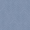 Picture of Caladesi Blue Faux Linen Wallpaper