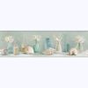 Picture of Cahoon Teal Vases Border