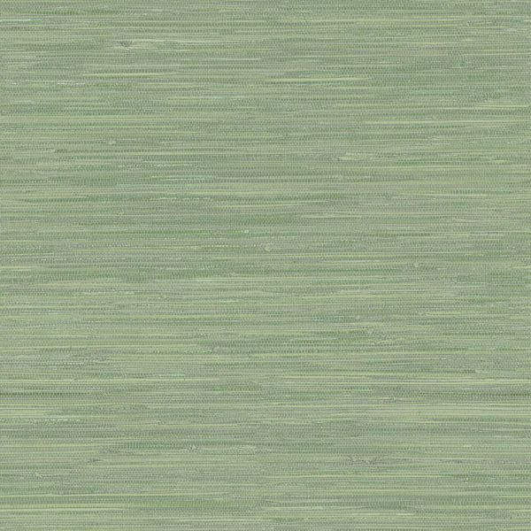 Picture of Waverly Green Faux Grasscloth Wallpaper