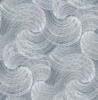 Picture of Karson Blue Swirling Geometric Wallpaper- Scott Living