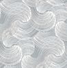 Picture of Karson Slate Swirling Geometric Wallpaper- Scott Living