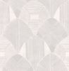 Picture of Westport Dove Geometric Wallpaper- Scott Living