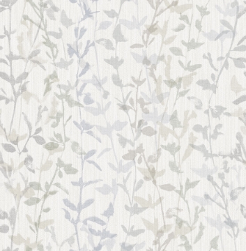 Picture of Thea Grey Floral Trail Wallpaper- Scott Living