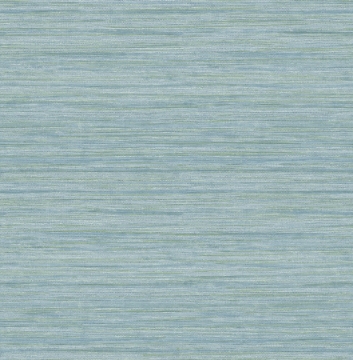 Picture of Barnaby Light Blue Faux Grasscloth Wallpaper- Scott Living