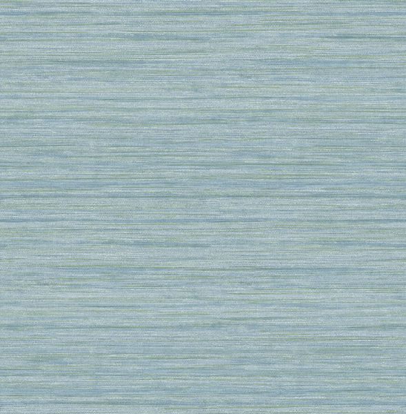Picture of Barnaby Light Blue Faux Grasscloth Wallpaper- Scott Living