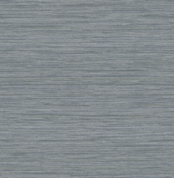 Picture of Barnaby Slate Faux Grasscloth Wallpaper- Scott Living