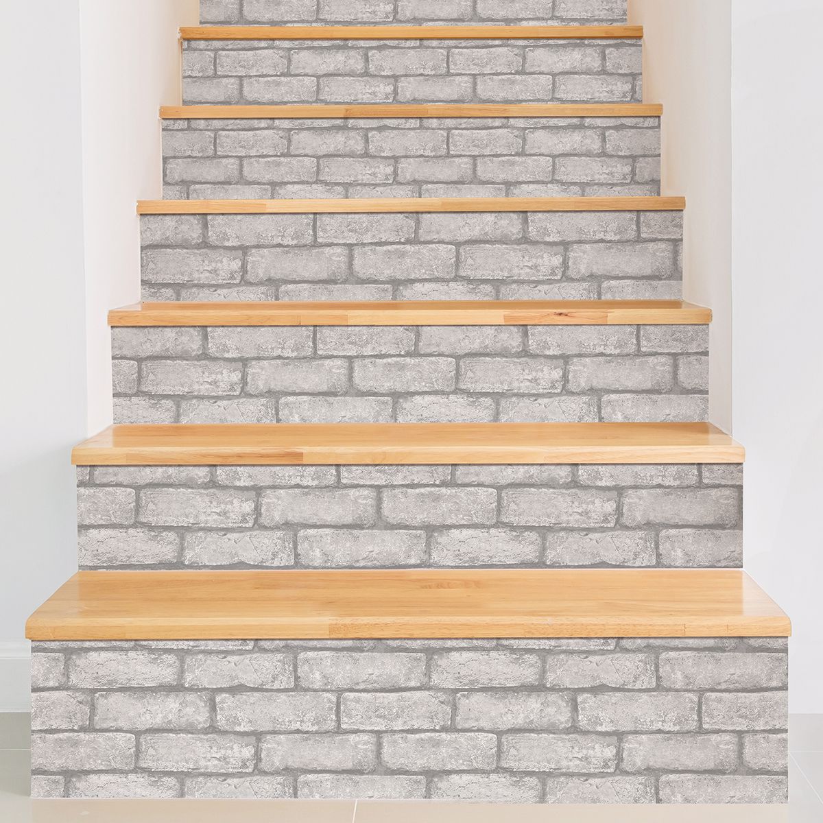 NH3060 Cambridge Brick Grey Peel & Stick Wallpa Peel and Stick