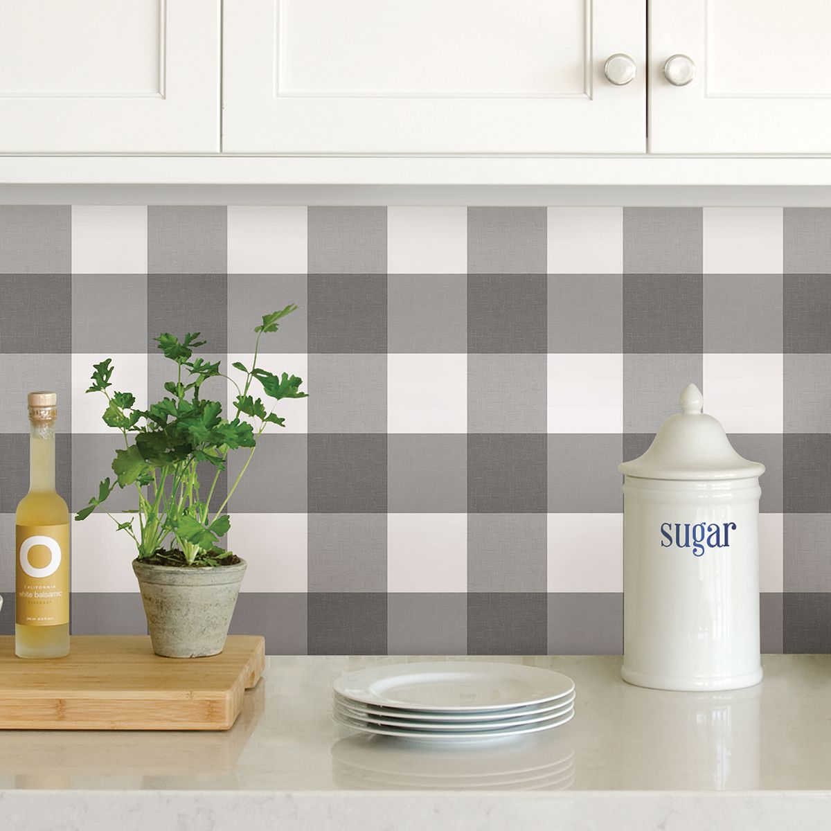 NH3065 - Homestead Plaid Peel and Stick Wallpaper - by InHome