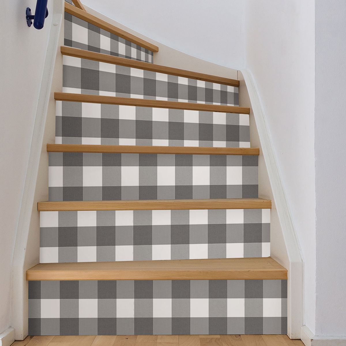 NH3065 Homestead Plaid Peel and Stick Wallpaper by InHome