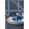 Picture of Shapes Dark Blue Curved Trellis Wallpaper