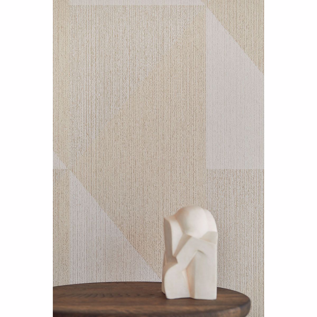 395821 Diamond Khaki TriTone Geometric Wallpaper by Eijffinger