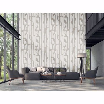 Show details for White Linen Tapestry Wall Mural