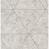 Picture of Benson Grey Marble Triangle Wallpaper