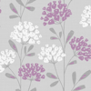 Picture of Ola Grey Floral Wallpaper