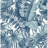 Picture of Alfresco Blue Tropical Palm Wallpaper