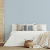 Picture of Agave Blue Imitation Grasscloth Wallpaper