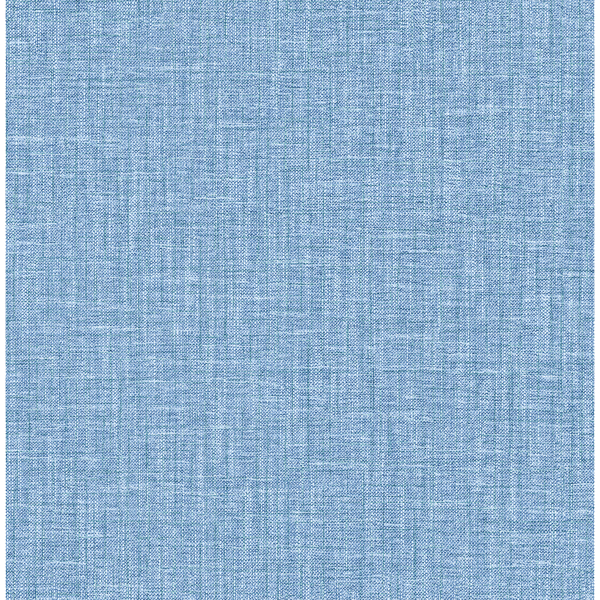 Picture of Jocelyn Blue Faux Fabric Wallpaper