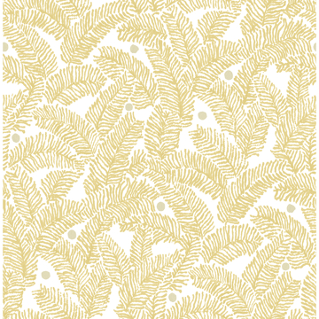 Picture of Athina Yellow Fern Wallpaper