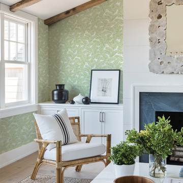 Show details for Athina Sage Fern Wallpaper