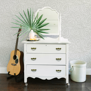 Show details for Periwinkle Light Grey Textured Floral Wallpaper