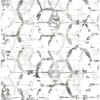 Picture of Augustine Black Distressed Geometric Wallpaper