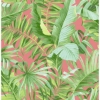 Picture of Alfresco Coral Tropical Palm Wallpaper