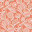 Picture of Alma Coral Tropical Floral Wallpaper