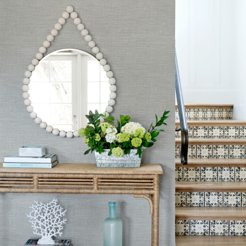 Show details for Exhale Grey Woven Texture Wallpaper